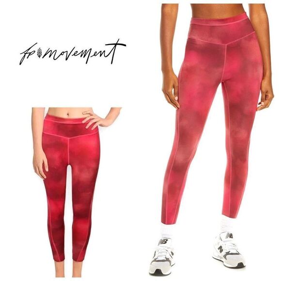 New. Free People raspberry leggings. Small. Retails $109 - Picture 1 of 14